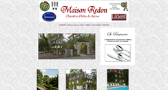 Desktop Screenshot of maisonredon.com