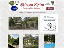 Tablet Screenshot of maisonredon.com